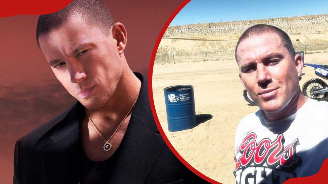 Channing Tatum poses for a photo Channing Tatum poses for a photo