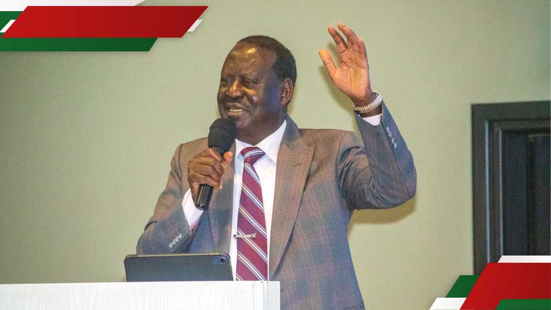 Raila Odinga at a past function.