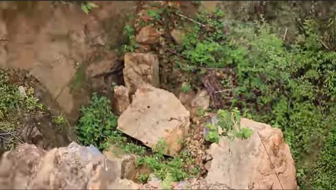 The quarry where Kwamboka's father died. The quarry where Kwamboka's father died.