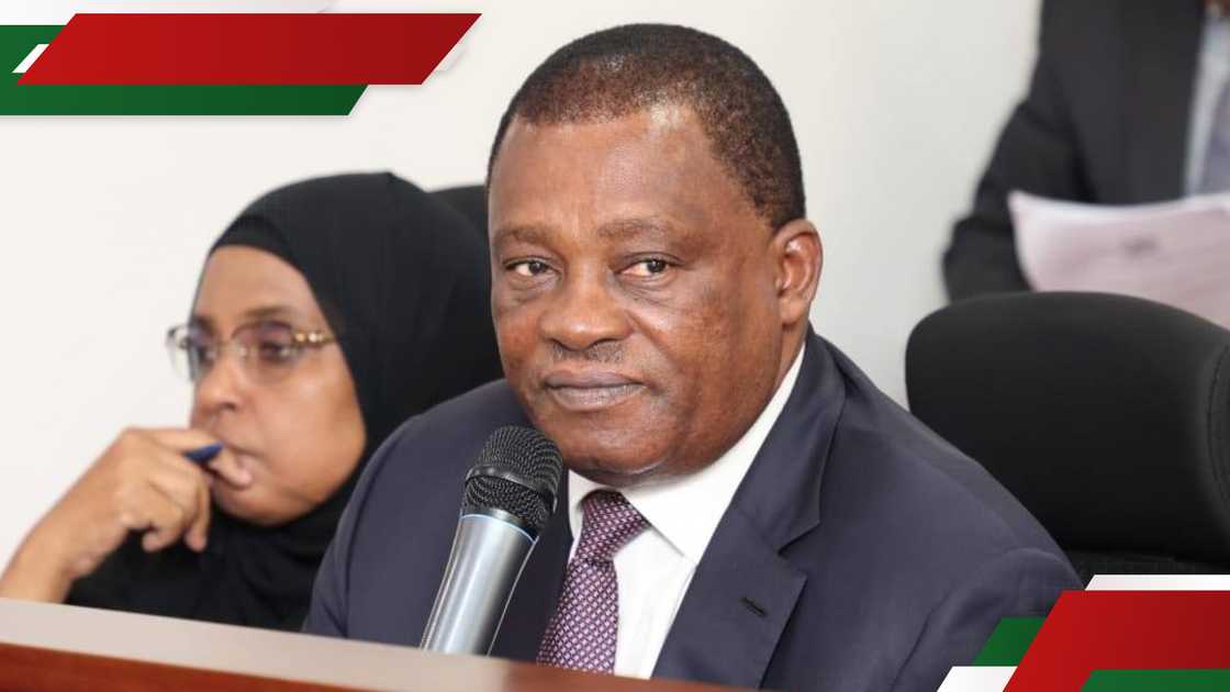 Former Public Service Cabinet Secretary Justin Muturi Former Public Service Cabinet Secretary Justin Muturi