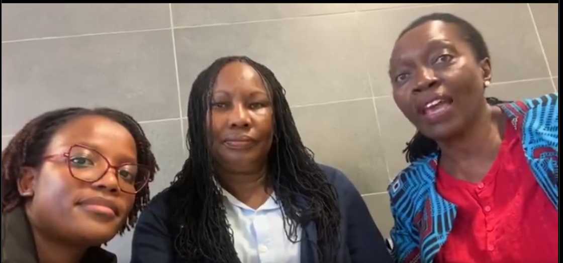 Martha Karua (left frame), Gloria Kimani and Lynn Ngugi have been detained in Tanzania ahead of Tundu Lissu's case. Martha Karua (left frame), Gloria Kimani and Lynn Ngugi have been detained in Tanzania ahead of Tundu Lissu's case.