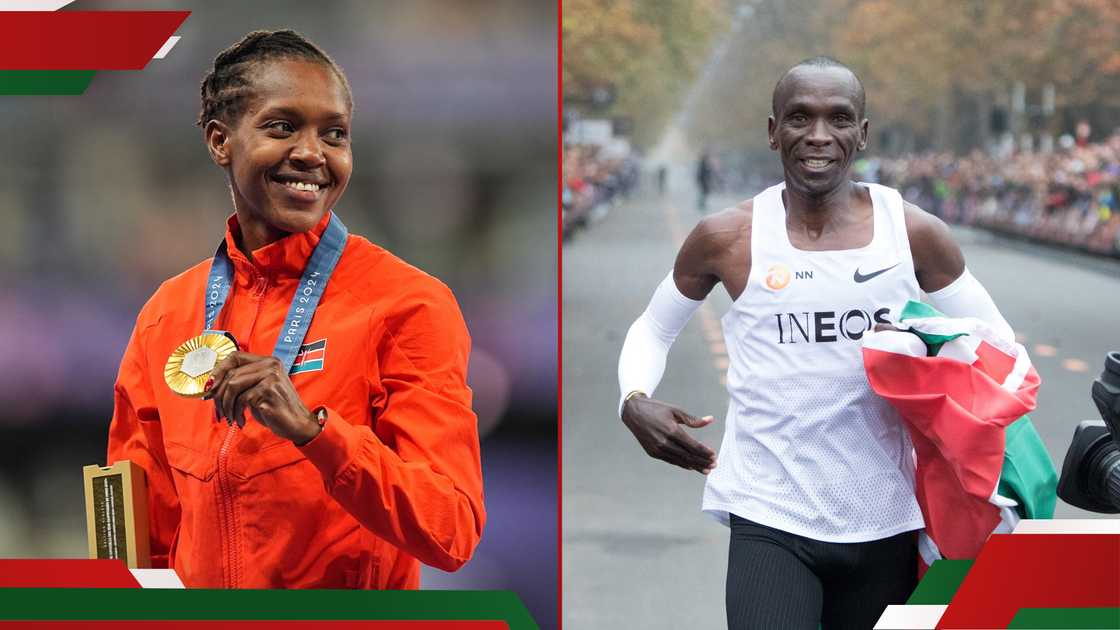 Eliud Kipchoge has written a touching letter to Faith Kipyegon ahead of Breaking4 attempt Eliud Kipchoge has written a touching letter to Faith Kipyegon ahead of Breaking4 attempt
