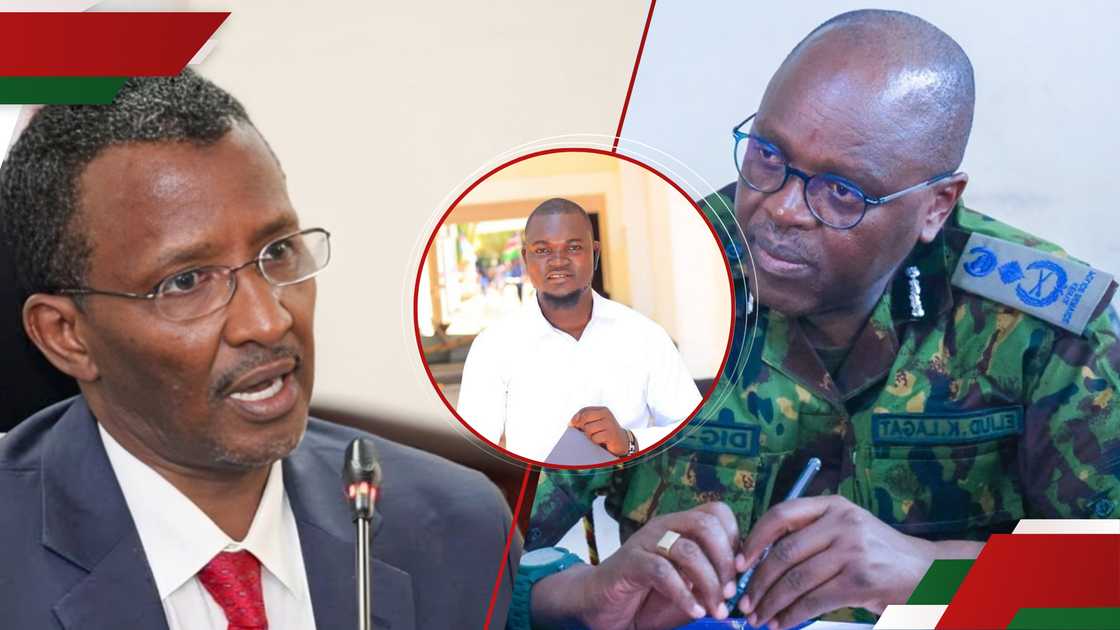 Photo collage of IPOA chairperson, DIG Lagat and Albert Ojwang. Photo collage of IPOA chairperson, DIG Lagat and Albert Ojwang.