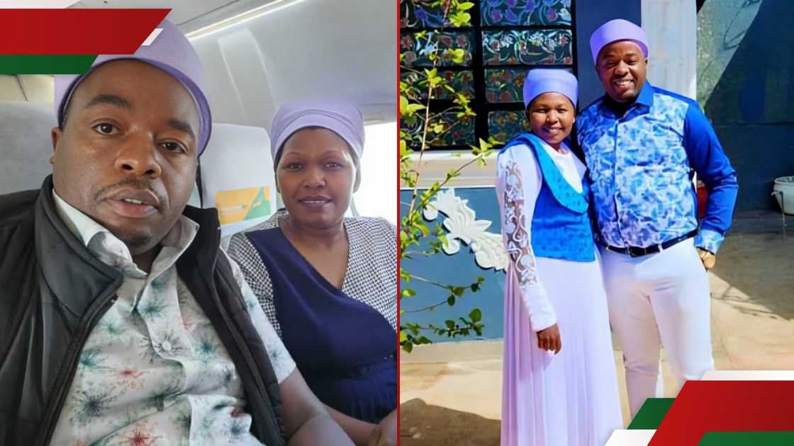 Karangu Muraya with his wife Triza Njeri. Karangu Muraya with his wife Triza Njeri.