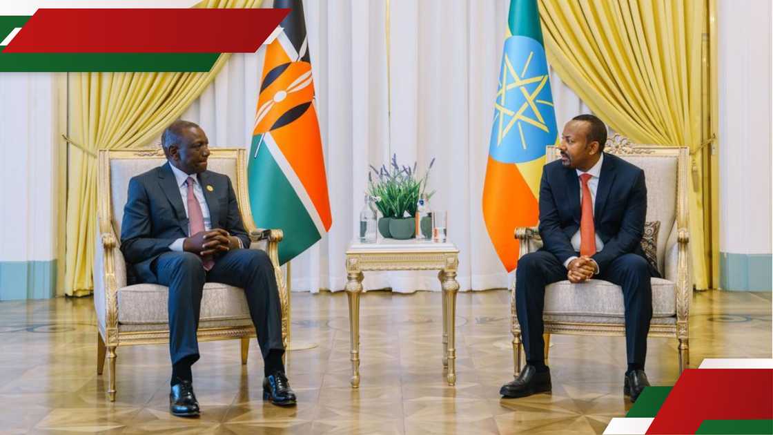 William Ruto and Abiy Ahmed Ali. William Ruto and Abiy Ahmed Ali.