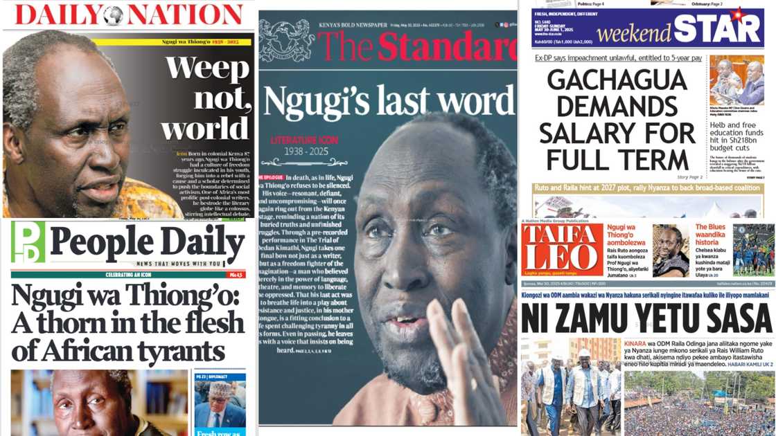 The top newspaper headlines on Friday, May 30. The top newspaper headlines on Friday, May 30.