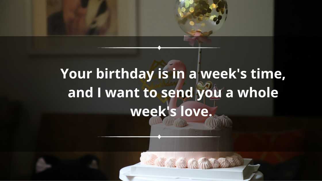 Advance birthday wishes for a lover Advance birthday wishes for a lover