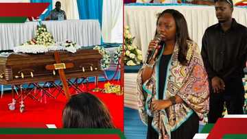 Charlene Ruto Amuomboleza 'Mama', Ashiriki Picha za Huzuni Wakati wa Mazishi Yake