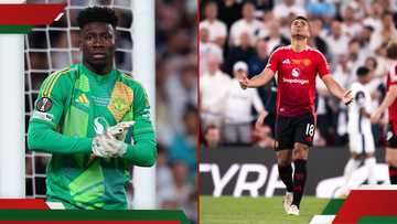Video surfaces showing Casemiro arguing with Andre Onana in Europa League final