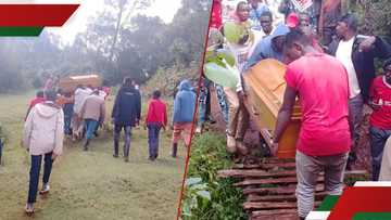 Nakuru: Mourners forced to carry casket through farms due to bad state of road