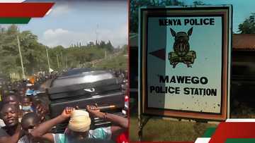 Albert Ojwang: Tension as Mawego Polytechnic students carry slain blogger's body to police station