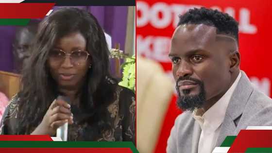 McDonald Mariga amtambulisha mke wake mrembo kwa mara ya kwanza wakati wa misa ya marehemu mama yao